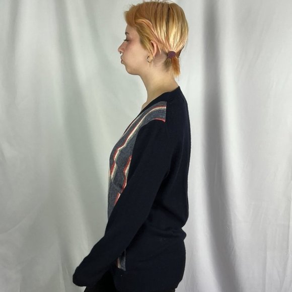 J. Crew Navy Cardigan with Cashmere - Picture 3 of 12